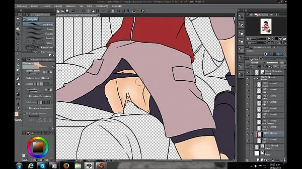Hentai Speed Painting | Episode 01 | Naruto x Hinata Porn Video